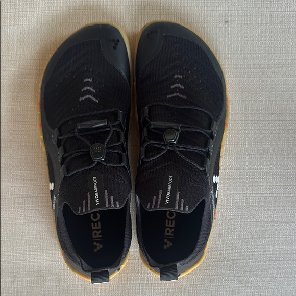 Vivobarefoot Recycled Black White EUR 39L Primus Trail Knit Obsidian - Picture 11 of 12